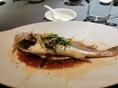 雪菜蒸小黄鱼-墨宴(西洋湖店)