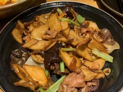 杏鲍菇竹耳爽肉片-十三式重庆江湖菜(金茂览秀城店)