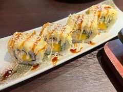 鲜切芒果芝士卷寿司-小川洋风料理(深圳首店)