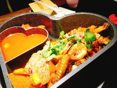 鸡翅虾情侣锅-0048鲜活香辣虾·火锅(铜陵路店)
