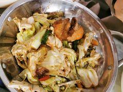 干锅手撕包菜-蔡阿水羊肉店