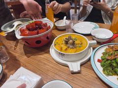 -东来菜馆•手抓海鲜家常菜•海鲜锅贴(鸽子窝店)