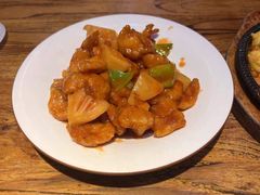 菠萝古老肉-一盏明灯全素斋(殊像寺店)