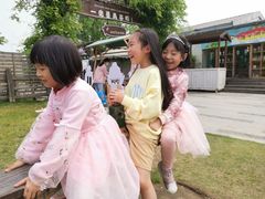 -田园东方蜜桃村的田野营地