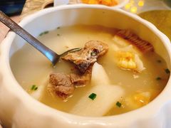 玉米山药排骨汤-迎晨餐厅(青芝坞店)