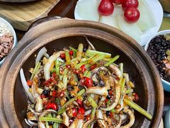 砂锅鱿鱼须-福林河鲜酒楼