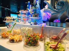 -海棠湾洲际-涛·海底餐厅·美人鱼·自助餐·海底隧道