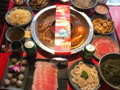 谭血鸭红锅底-谭鸭血老火锅(漳州路店)