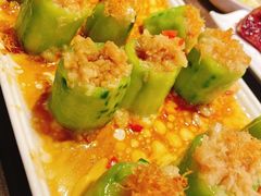 瑶柱金蒜蒸丝瓜-有璟阁港式餐厅(金融街购物中心店)