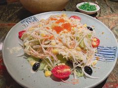 温泉蛋蟹肉沙拉-炙柒Sekinana·精致料理 烧鸟·铁板烧(海上世界店)