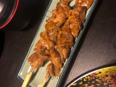 烤鸡肉串-日本料理神拉面