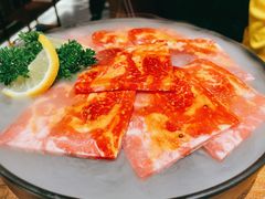 -明洞阿姨·韩式酱蟹烤肉·创意料理(三元桥店)