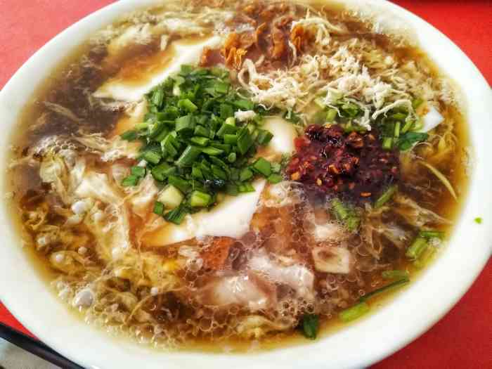 隆隆饶阳豆腐脑-"在一旁买的大饼自然要到这里吃碗饶阳豆腐脑.