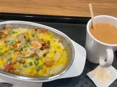 葡式蘑菇火腿鸡丸子焗饭-大家乐(广州中华广场店)