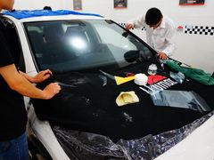 剪裁-车艺尚上海龙膜隐形车衣汽车贴膜旗舰店