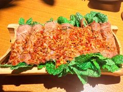 薄荷牛肉卷-一坐一忘云南菜(北京skp店)