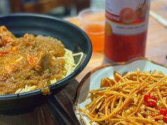皮蛋拌馓子-沈记烧烤海鲜(江汉二路店)