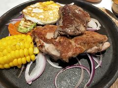铁板黑椒牛排拼鸡排-卡朋西餐(较场西路店)