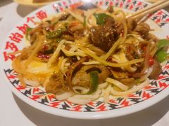 -歹歹的加个面过油肉拌面