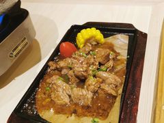 铁板牛肉-柏鮨寿司.刺身.定食(米山町地中海店)