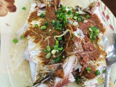 咸泥虾蒸鲚鱼-腰记饭店(龙源路店)