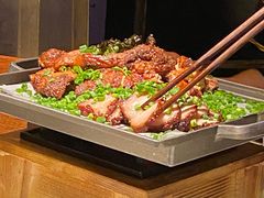 烤鸡烤肉双拼-绿茶餐厅(深圳龙华天虹购物中心店)