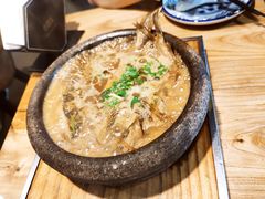 白洋淀石锅嘎鱼-小放牛炒菜馆(军校店)