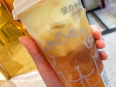 豆乳桃气乌龙-茶力的小怪兽(梅林卓悦汇店)