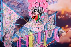 -后宫·古装汉服京剧儿童亲子全家福摄影