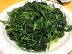 蒜蓉炒番薯叶-巫记鸡饭店