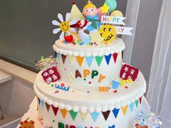 双层蛋糕-兔子妃私人定制蛋糕(城南花苑南区店)
