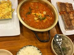 猪颈肉泡菜汤-金北顺大锅家(신사본점)