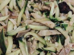 炝肉丝-满口香饭店