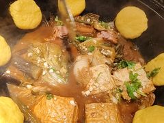 锅贴大饼子-蘸小院铁锅炖·蘸酱菜·东北菜(怀远门店)
