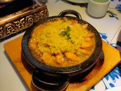 蒜蓉铁板虾-小菜园新徽菜(滁州苏宁店)