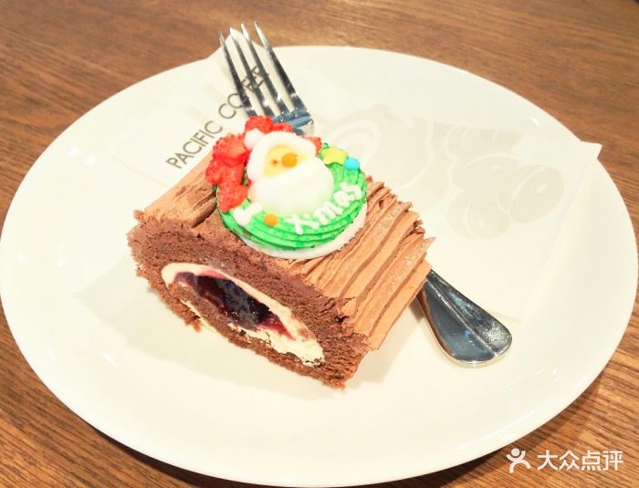 太平洋咖啡(中央美院店)圣诞树根蛋糕图片 - 第110张