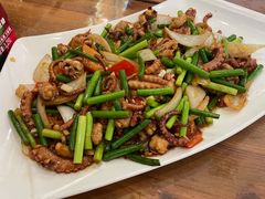 酱爆八爪鱼-金丝饭庄(金丝新天地保障性住宅小区店)