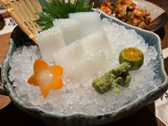 剑先鱿鱼刺身-水之惠鲜鱼料理(王府大街店)