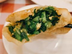 纯手工韭菜鸡蛋煎饺-孟记粥铺·家常菜·烧烤·粥(亚运村店)