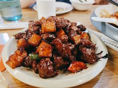 杏鲍菇牛肉粒-陈傻子餐厅(世纪都会店)