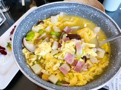 煎蛋春竹笋鲜豆瓣-勺园中餐厅