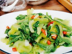 绿柿子炒辣子-老磨油饼(高陵店)