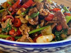 小炒黄牛肉-湘盛园湖南土菜馆