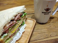 培根鸡蛋三明治-WINGCAFE咖啡之翼(亦庄店)
