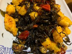 普洱茶炒包浆豆腐-云海肴·云南小炒·汽锅鸡(天津国金汇店)