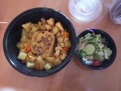 芝士牛肉汉堡咖喱饭-红小满休闲餐厅(十全街店)