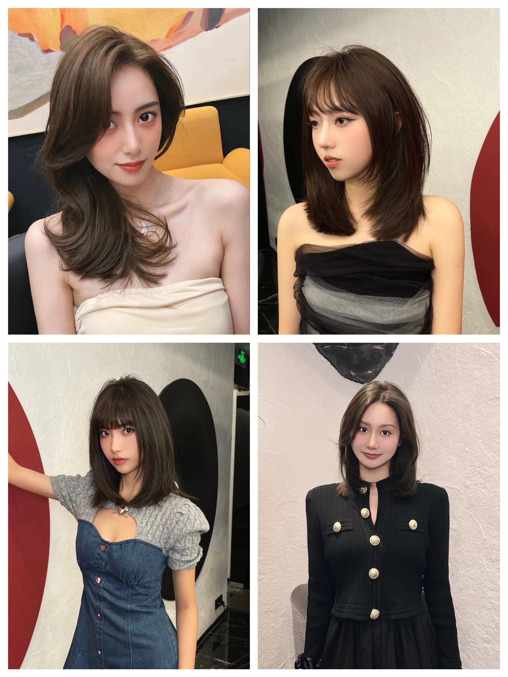 中长发发型可以参考这些气质减龄