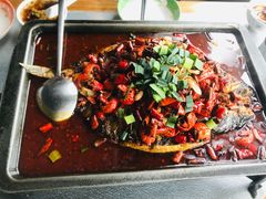 -探鱼·鲜青椒爽麻烤鱼(西南商都店)