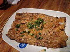 蒜蓉肉沫茄子-路边摊小炉子烧烤