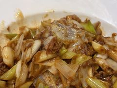 葱爆羊肉-紫光园·烤鸭·北京菜(团结湖店)